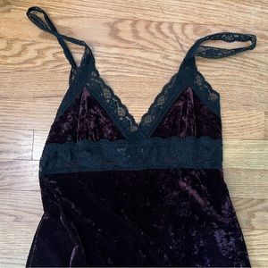 Vintage Velvet Midi Dress